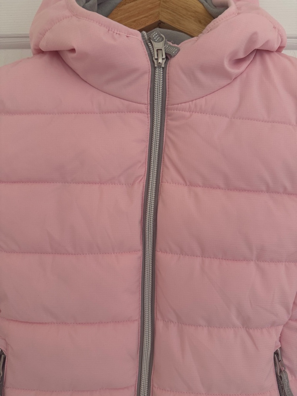 Gerry Weber Light Pink Quilted Puffer Jacket with Hood